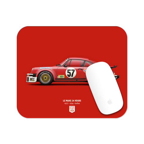 1977 Classic 934 turbo rsr Le Mans illustration Mouse Pad