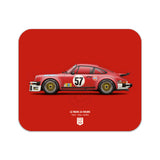 1977 Classic 934 turbo rsr Le Mans illustration Mouse Pad