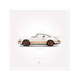 1973 Classic RS, RSR Illustration Poster Print - Set of 4
