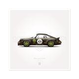1973 Classic RS, RSR (GP Edition) Illustration Poster Print - Set of 4