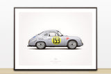 1953 356 Panamericana #153 Illustration Poster Print