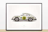 1953 356 Panamericana #200 Illustration Poster Print
