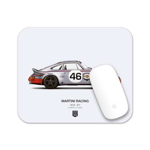 1973 Classic Martini Racing (Le Mans 24 Hours) illustration Mouse Pad