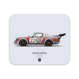 1974 Classic Martini Racing (Le Mans 24 Hours) illustration Mouse Pad