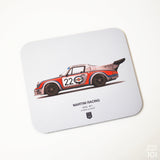 1974 Classic Martini Racing (Le Mans 24 Hours) illustration Mouse Pad