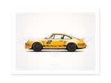 1973 Classic 2.7 RS (GP Edition) Illustration Poster Print