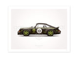 1973 Classic 2.8 RSR Le Mans (GP Edition) Illustration Poster Print