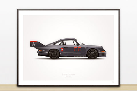 1973 Classic RSR Zeltweg (GP Edition) Illustration Poster Print