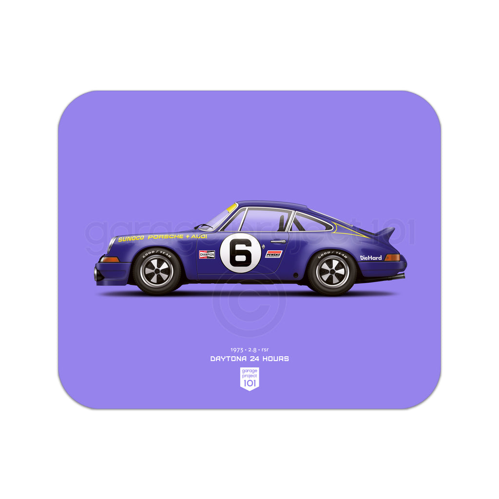 1973 Classic 2.8 RSR (Daytona 24 Hours) illustration Mouse Pad