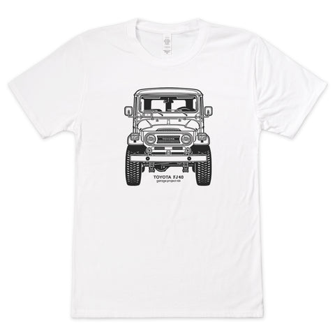 Toyota FJ40 Land Cruiser Front Graphic T-Shirt
