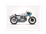 Ducati 750ss (supersport) Motorcycle Illustration Poster Print