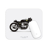 Honda CB750 Cafe Racer Motorcycle illustration Mouse Pad