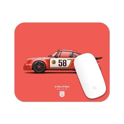 1975 Classic 3.0 RSR (Le Mans 24 Hours) illustration Mouse Pad