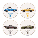 1973 Classic RS, RSR (GP Edition) Illustration Fridge Magnet / Coaster - Set of 4