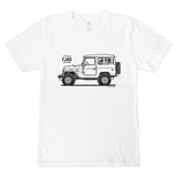 Crew 009 Classic 1980 FJ40 Side T-Shirt