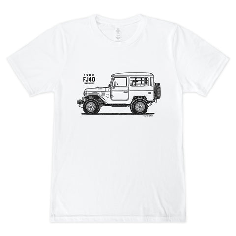 Crew 009 Classic 1980 FJ40 Side T-Shirt