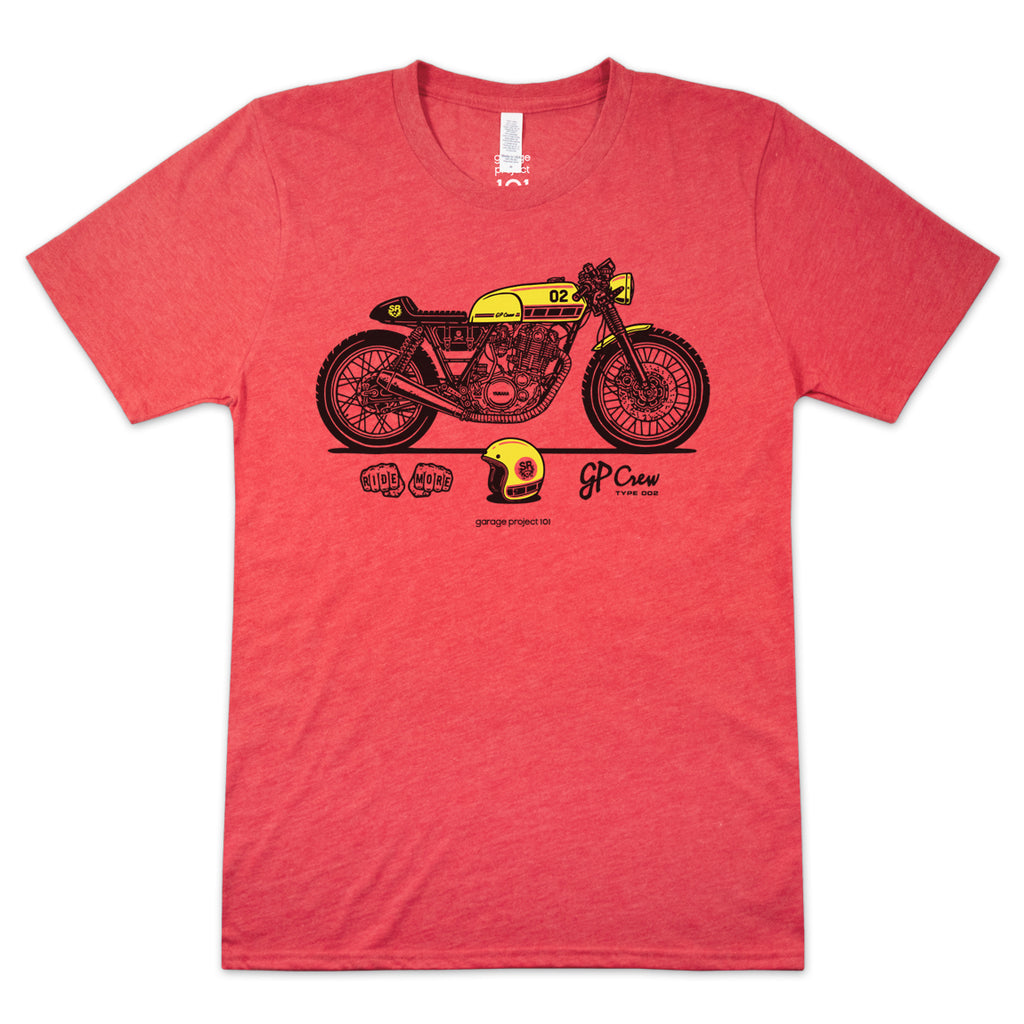 Crew 002 - Yamaha SR400 Cafe Racer T-Shirt – GarageProject101