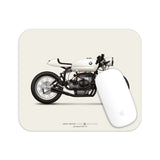 Classic BMW R75/5 Cafe Racer Motorcycle illustration Mouse Pad