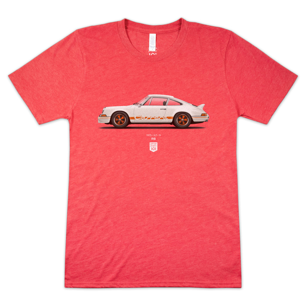1973 Classic 2.7 RS (White) T-Shirt – GarageProject101