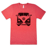 Classic VW Micro Bus Front Graphic T-Shirt