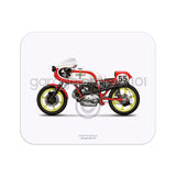 Ducati 750ss Corsa Motorcycle illustration Mouse Pad